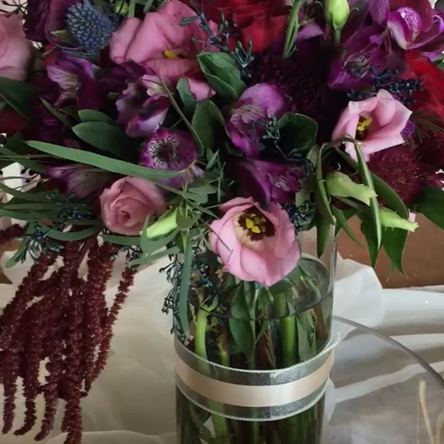 Rachel's wedding bouquet with bohemian inspiration!